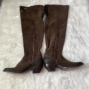 Frye Over the Knee Suede Boots Women’s Size 9B